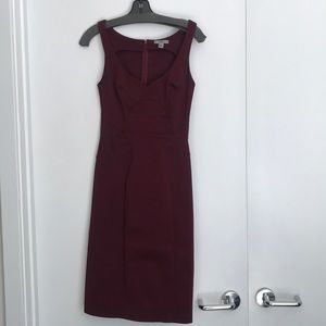 Zac Posen burgundy dress